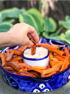 Chili and Brown Sugar Baked Sweet Potato Fries with ...