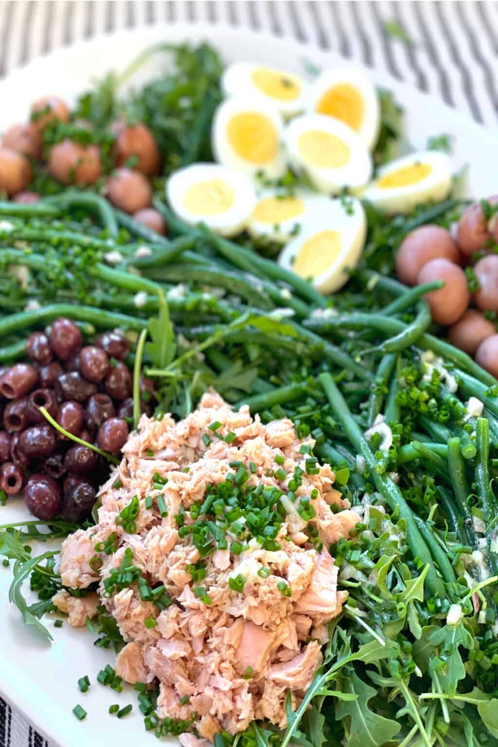 Classic Tuna Nicoise Salad Recipe l Panning The Globe