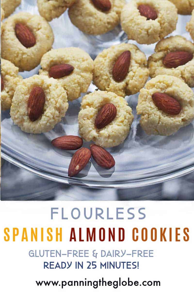 Flourless Almond Cookies from Spain: Gluten-free, dairy-free, 4 ingredients