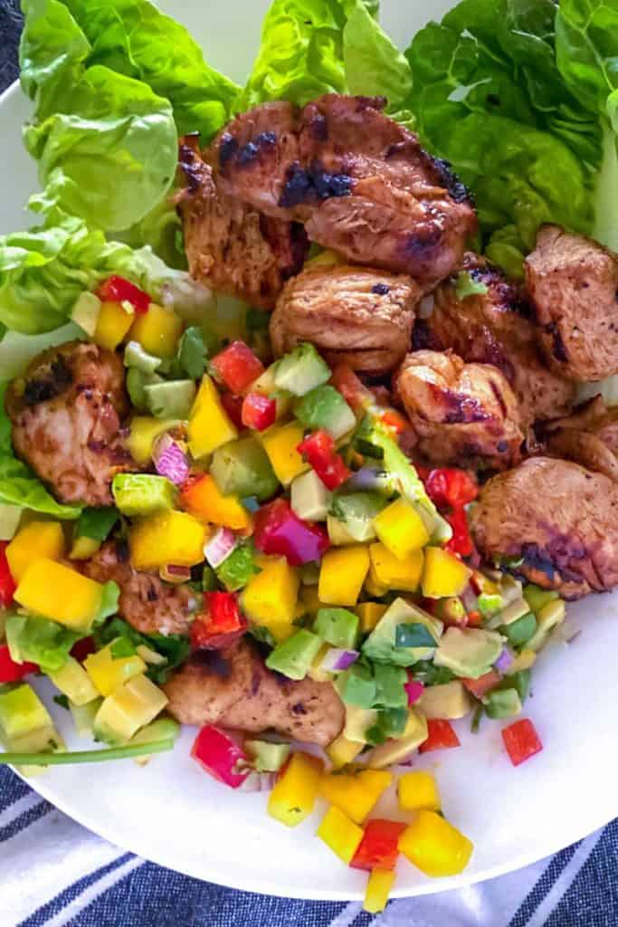 Mexican Spiced Grilled Chicken with Nectarine Salsa