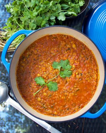 Moroccan Lentil Soup | Panning The Globe