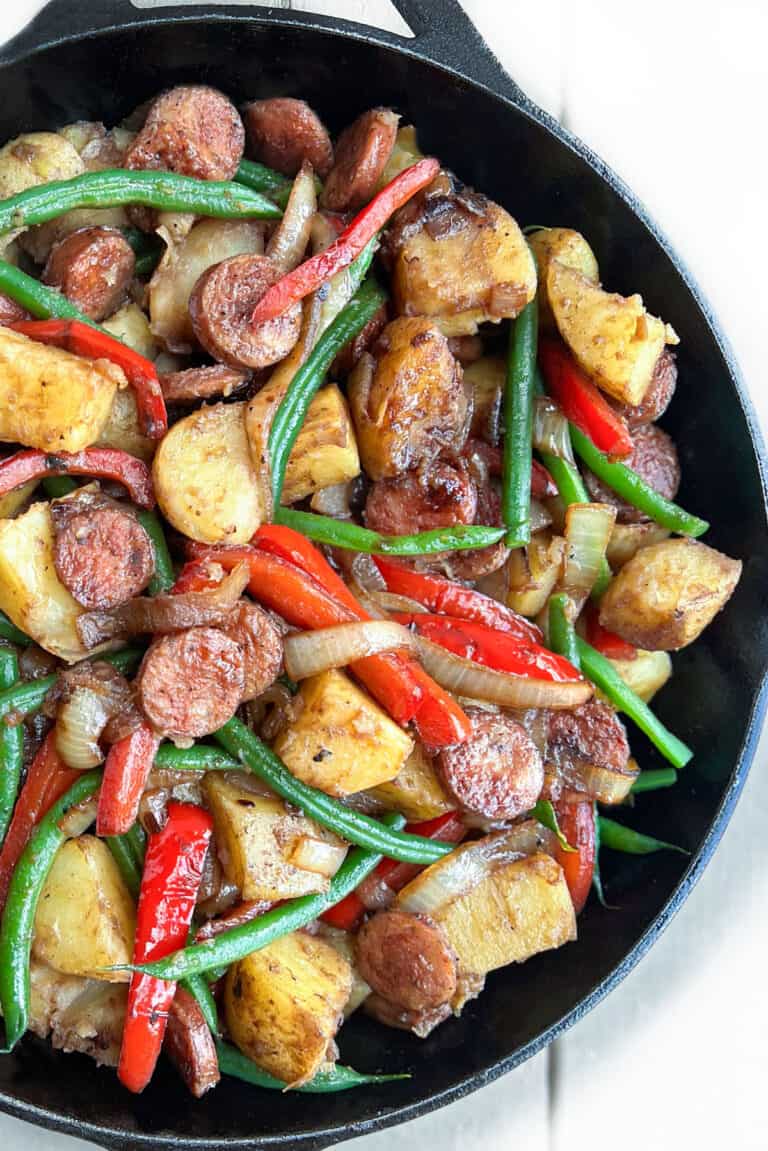 Sausage Peppers and onions