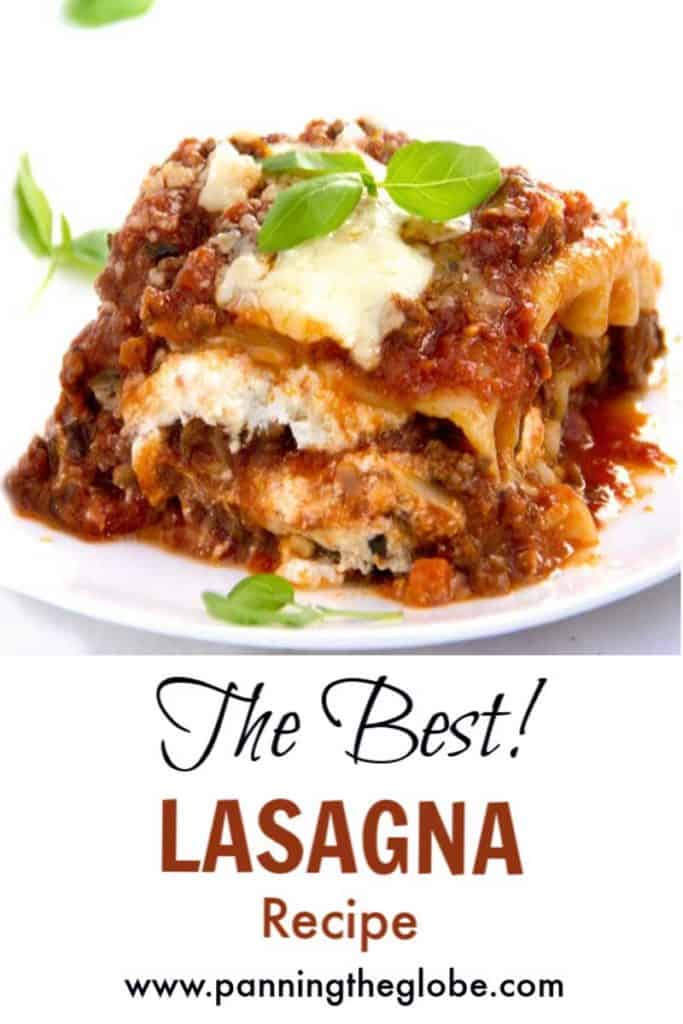 My Favorite Lasagna Recipe [no bechamel] l Panning The Globe