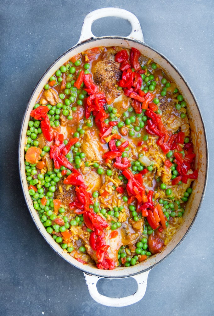 Arroz Con Pollo: Spanish Chicken and Rice Casserole