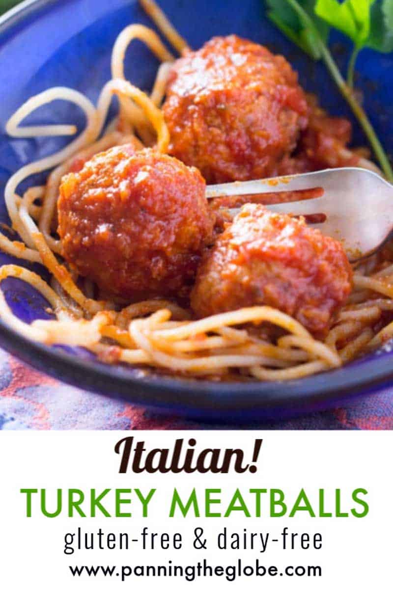 Italian Style Turkey Meatballs L Panning The Globe   Italian Turkey Meatballs Pin 