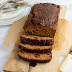 una pagnotta di pane di zucca sano