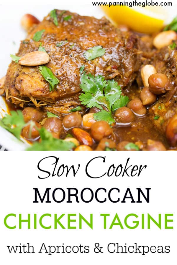 Slow Cooker Chicken Tagine with Apricots and Chickpeas