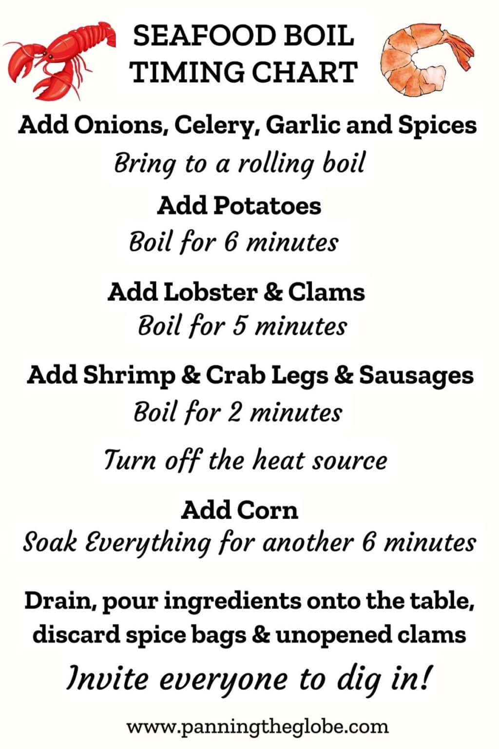 Seafood Boil Recipe l Panning The Globe